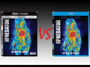 ▶ Comparison of The Predator 4K (2K DI) HDR10 vs The Predator Blu-Ray Edition