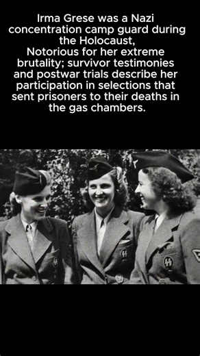 The Hyena of Auschwitz: Irma Grese #shorts #ww2