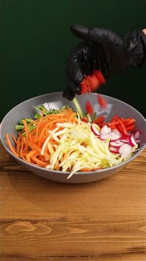 Fresh Crunchy Garden Salad for diet | Healthy & Easy Recipe #salad