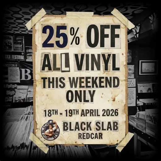 25% OFF ALL VINYL THIS WEEKEND ONLY!