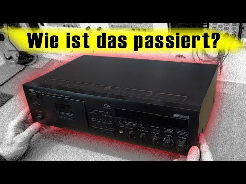 Yamaha KX-670: Tape deck with a curious defect meets alignment chaos