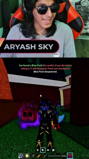 I Found A Vemon Fruit And Gave it to my Subscriber, Sharing is caring. #bloxfruits #aryashsky #luck