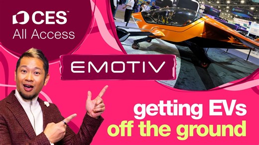 Electric flight isn’t a concept. It’s in production! Brian visits the Emotiv booth at CES 2026 to learn about AIR ONE, an all-electric aircraft powered by eight motors. Built under the Light Sport Aircraft category, AIR ONE is designed for simplicity, efficiency and real-world use, using advanced software to reduce complexity and prepare for consumer delivery this year. | CES