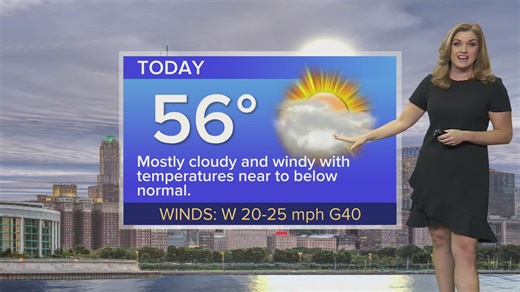 Forecast: Windy, mild; cloudy skies clear briefly toward evening — WGN Midday News