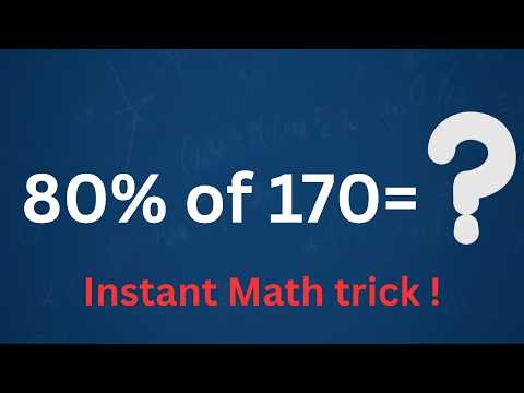 80% of 170 (Eighty percent of 170)