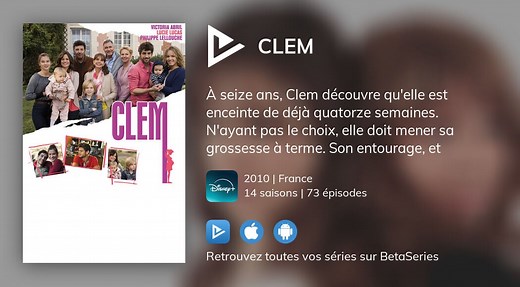Vidéo : Voir la série Clem en streaming légal complet