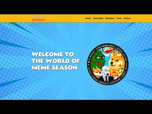 Create Website For Your Meme Coin in 10 Minutes For Free! | Source code