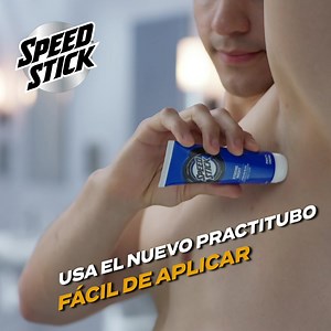 Usa el Nuevo Speed Stick Practitubo para que el sudor no conspire en tu contra y solo debas preocuparte por las reuniones del trabajo. Fácil de aplicar y de llevar, para estar protegido hasta por 48 horas 💧💻🙆‍♂️ | Speed Stick Latinoamérica