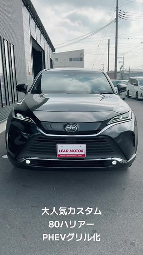 80ハリアー 新型PHEVグリル交換の詳細