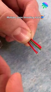 Multiple yarns threading hack 🧵 | Genius Inventions