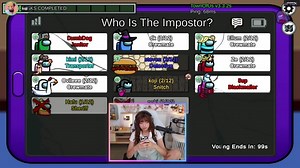 hello we are among us today - pokimane on Twitch