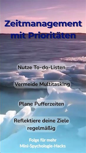 Zeitmanagement mit Prioritäten