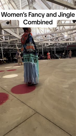 Women’s fancy and jingle combined @ Shawnee Indian Education Pow Wow 2024 #NativeAmerican #SNL #PowWow #nativetiktok #Indigenous #Oklahoma