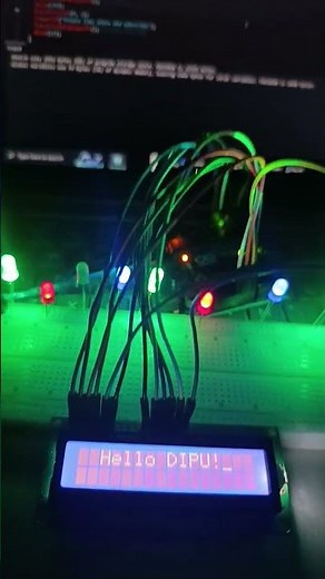 Displaying any name in LCD display using arduino #short #shorts #arduino‪@ToPProjectsCompilation‬
