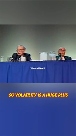 Why I Love Volatility: Warren Buffett
