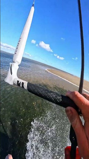 Crazy Parkour Kitesurfing POV 🎬 Enrico Van de Laar #Shorts #Kitesurfing