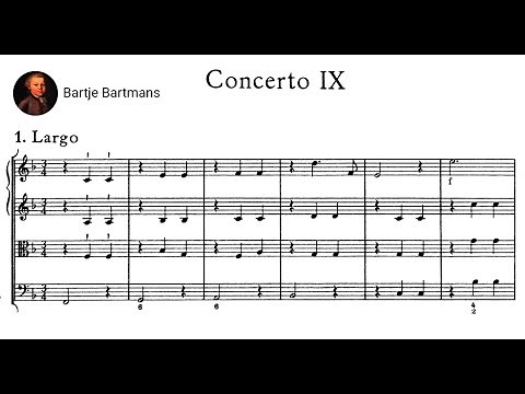 George Fr. Handel - Concerto Grosso Op. 6, No. 9 (1739)