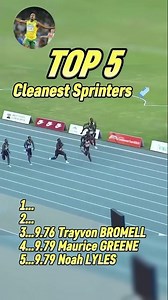 Top 5 Sprinters never done drugs in Sprinting History!