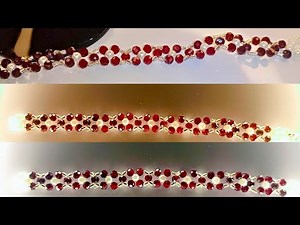 I Tried The Red Crystal Blossom Bracelet