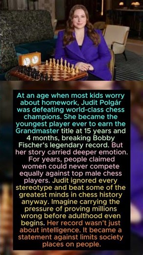 She Became the Youngest Chess Grandmaster