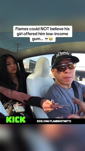 Flames could NOT believe his girl offered him low-income gum… 💀😭 | Daily Clipz | #flames #fyp