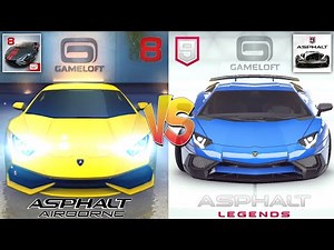 Asphalt 8 vs Asphalt 9 Comparison | Racing Games Comparison