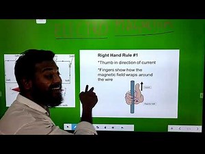 Electromagnetism || Ampere's swimming rule || Flemming left hand rule