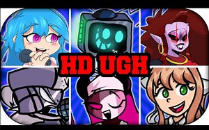 【周五夜放克-FNF】HD Ugh模组，各个角色歌唱合集