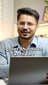 5.5M views · 11K reactions | Windows User Attention!!! . . . #windows #windows11 #mircosoftwindows #shutdown #pctips #laptoptips #windowsuser #techtips #mrtechinside | Mrtechinside | Facebook