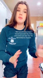 I know I’m only carrying 3, I couldn’t stack them all before the timer lol. #serverproblems #fyp #viral #serverlife | Marianne Faith