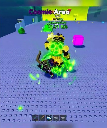 HE REALLY THOUGHT HE COULD TAKE MY LUCKY BLOCK!!!🤣 #roblox