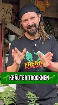 KRÄUTER TROCKNEN 🌱