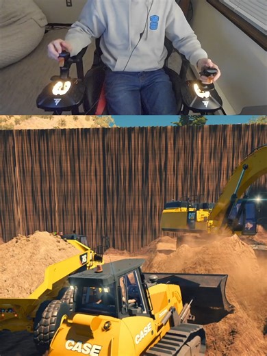 Running Dozer in the Cut - Construction Sim 2022 #constructionsimulator #SimGaming #Simulators #ConstructionLife #BuildingGames #HeavyMachinery #SimulateYourLife