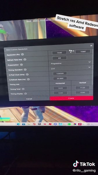 How to get stretch res AMD radeon software #fyp | Stretch Resolution