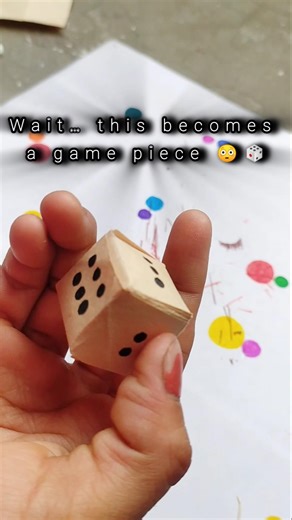 Ludo Game Piece from Paper 🎲✨ | Satisfying DIY Paper Craft | Snake & Ladder Token | divya's art