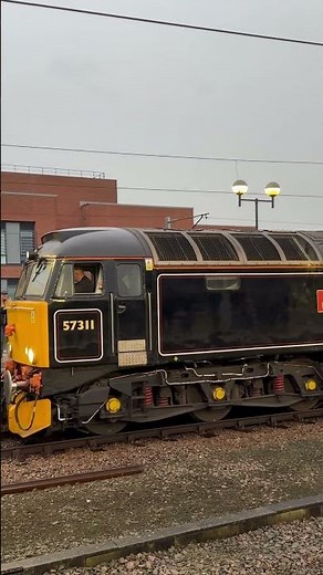 Class 57 Train Departs York – Powerful Sound!