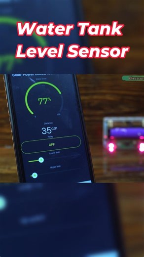 Water Tank Level Sensor #waterlevel #esp32