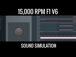 What if current F1 engines revved to 15,000 rpm? - An FL Studio sound simulation