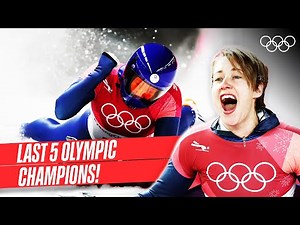 Last 5 women's skeleton champions! 🥇