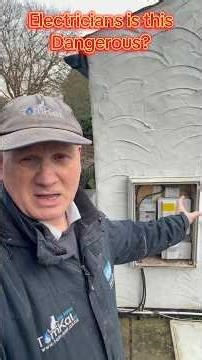 Is this a dangerous electrical installation? #plumbing #electrical #dangerous #gastraining