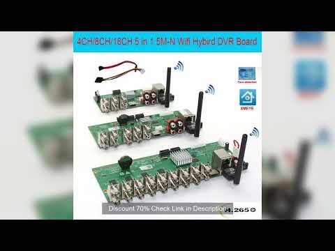 DVR NVR Module 4CH 8CH 16CH 5M-N Xmeye 5 in 1 Hybrid Coaxial Recorder Board For Replacement Surveill