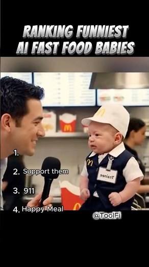 Ranking the Funniest AI Fast Food Babies