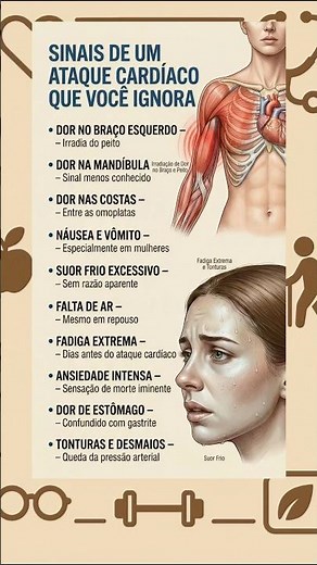 SINAIS DE ATAQUE CARDÍACO