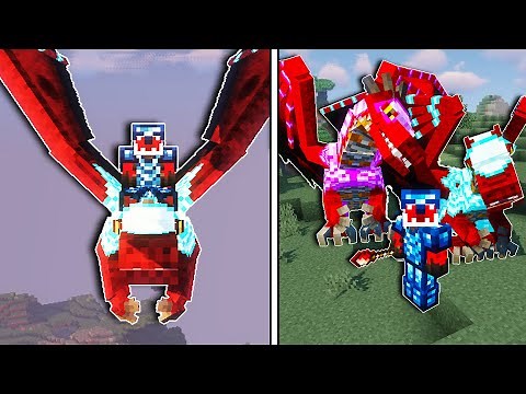 TAME THE STRONGEST DRAGON IN MINECRAFT | ROYAL RED WYRMROOST DRAGON | DRAGON MOD SHOWCASE