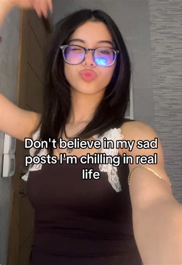 Chilling Vibes: Real Life vs. Sad Posts