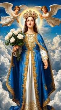Ave Maria: Mãe de DEUS e do Salvador #quadrosemmovimento #avemaria #fe
