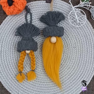 241K views · 1.5K reactions | Macrame Santa Claus Tutorial 殺 16×30 cm 3 mm macrame rope 40 cm felt 50 cm jute rope 1 piece 20 mm wooden beads | Hobby Knitting Decoration Ideas | Facebook