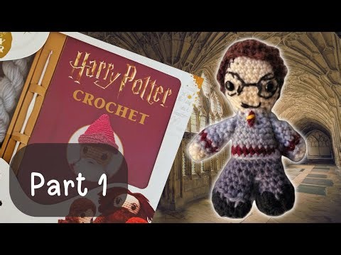 Crochet Harry Potter Amigurumi Doll Tutorial | Part 1 | Unboxing Kit Review | Step by Step demo
