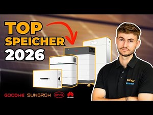 Die BESTEN PV-Speicher 2026 im Vergleich | Diese Batteriespeicher lohnen sich