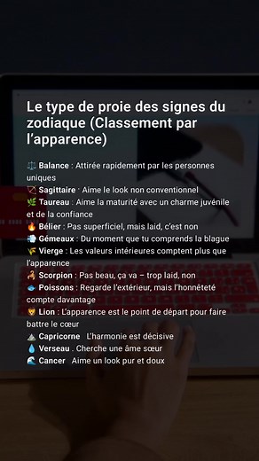 306K views · 739 reactions | Le type de proie des signes du zodiaque (Classement par l’apparence) | Hum Tum | Facebook